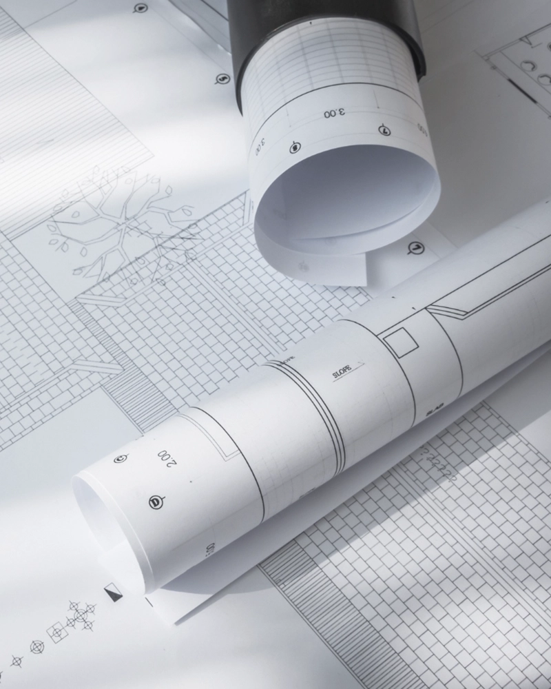 Planos técnicos arquitectónicos impresos en ARQUIGRÁFICA